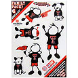 Texas Tech Raiders Family Decal Set Small